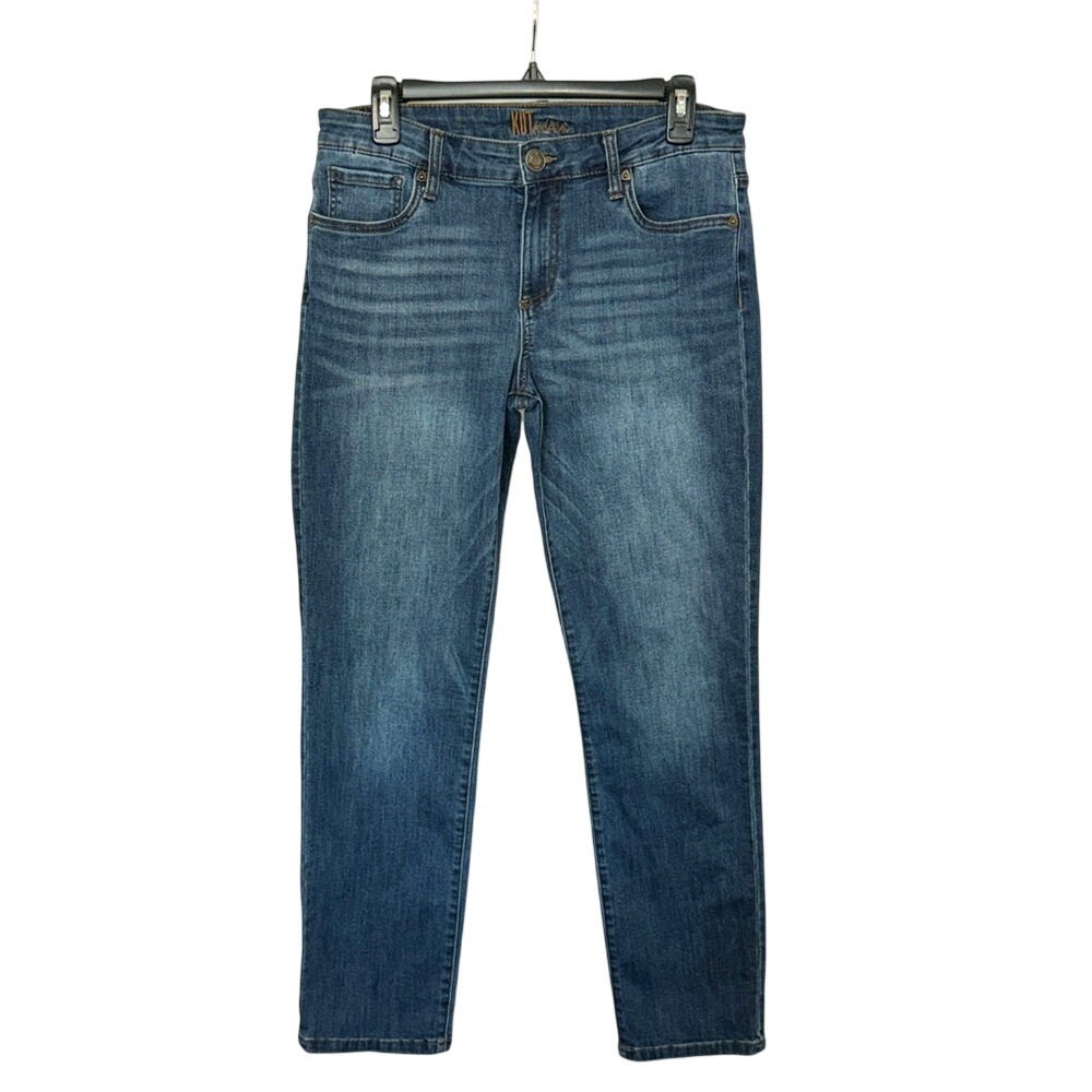 Kut‎ from the Kloth Straight Leg Jeans Womens 8 Blue Denim Classic Casual Trendy